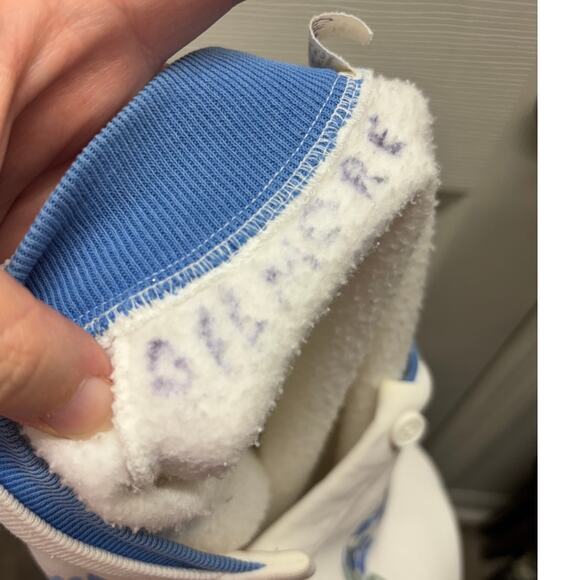 Vintage Orvis Women's Size Medium White Floral Button Up Granny Sweater - Picture 6 of 9